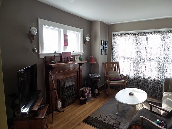 living room with decorati...