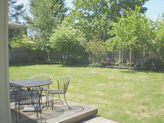 private backyard