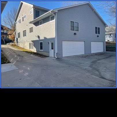 2 stall attached garage (each apartment).