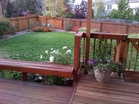 Back yard/deck