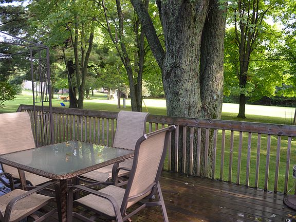 large deck for entertaining