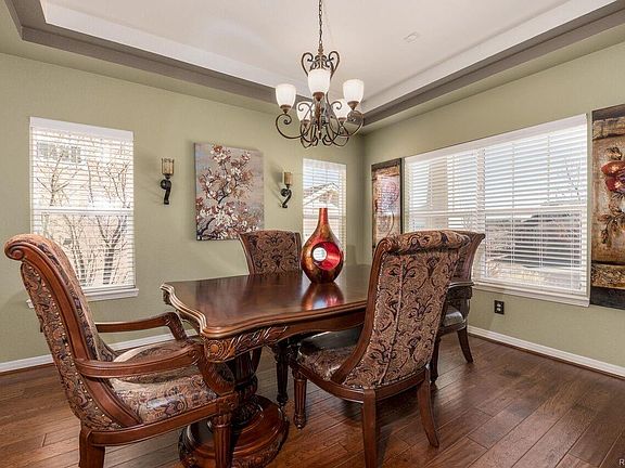 Spacious dining room