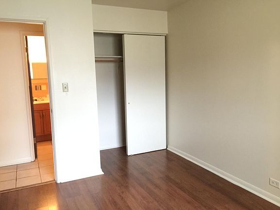 Nice sized closet in bedroom.