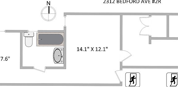 2nd image of 2312 Bedford Ave APT 2R