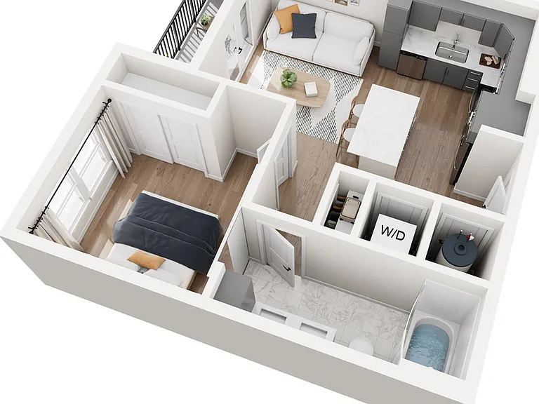 A4 | 1 Bedroom Apartment in Millcreek, UT | The Westerly A4 | 1 Bedroom Apartment in Millcreek, UT | The Westerly