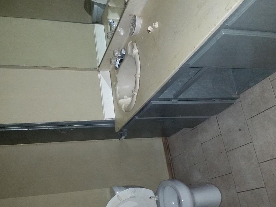 Hall bath with tub shower