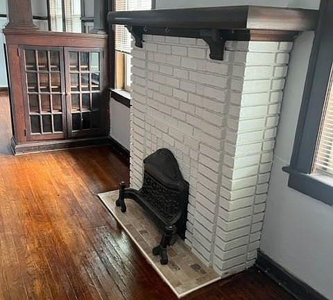 Living room decorative fire place