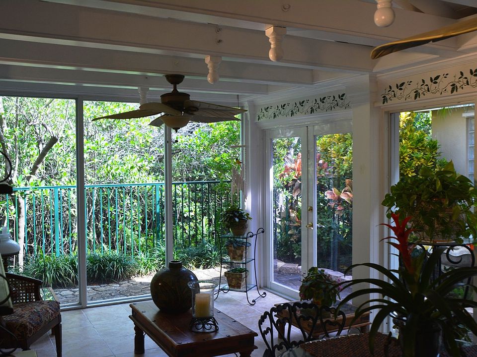 Sunroom view to mangroves 