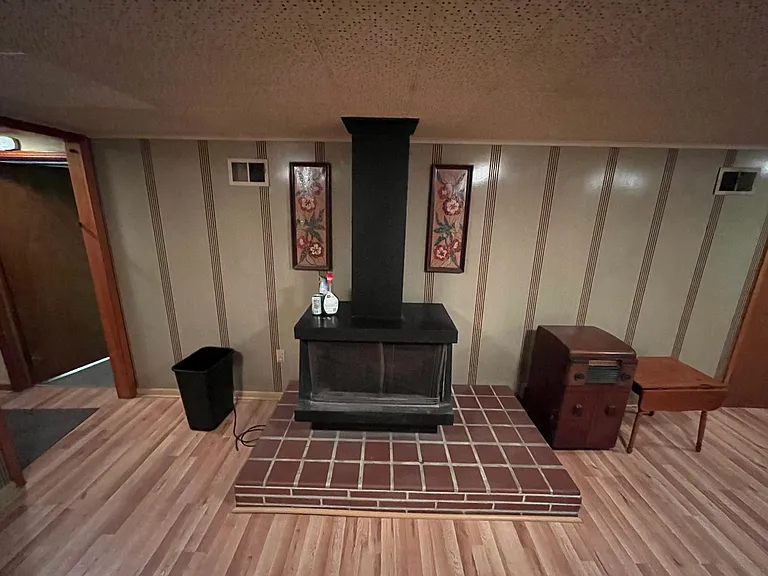 Basement Fireplace