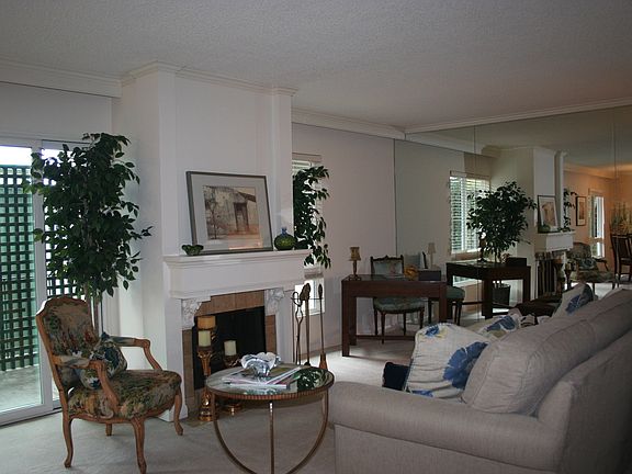 Spacious LR With Fireplace