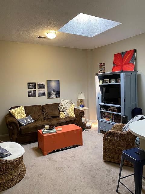 Living Area with Skylight