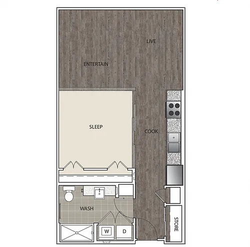 Floor plan 1B