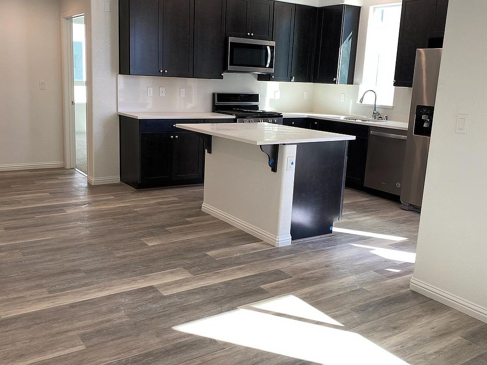 Kitchen and partial living room