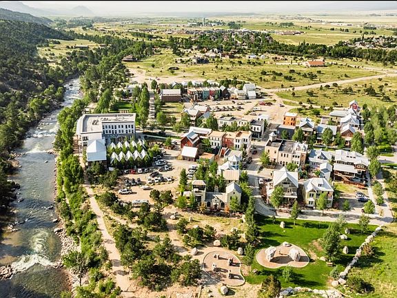 The location of this apartment in the award-winning Smart Growth neighborhood of South Main is spectacular. The apartment is in the top left of this picture, a couple hundred feet from the Arkansas River, public river parks and trails.