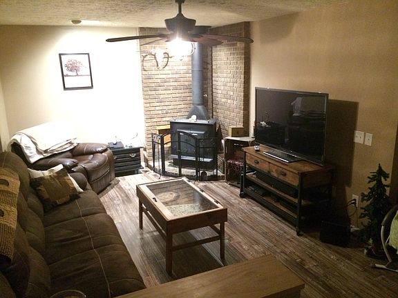 Living Room w/ wood stove