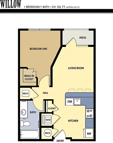 Floor plan Willow