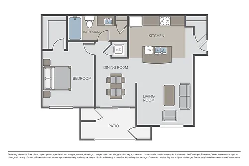 Floor plan Plan 1E