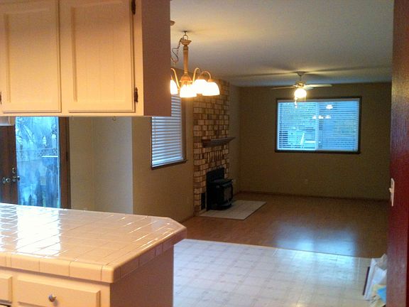 Family Room w/ Wood Stove