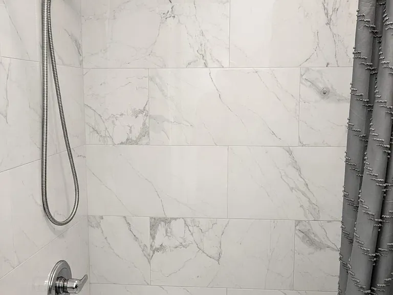 New shower
