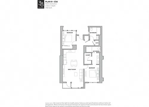 Floor plan C1d
