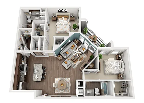 Floor plan Dorset (B4)