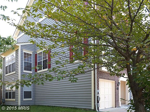 Side view of townhouse