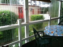 Enclosed front porch