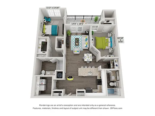 Floor plan The Calhoun