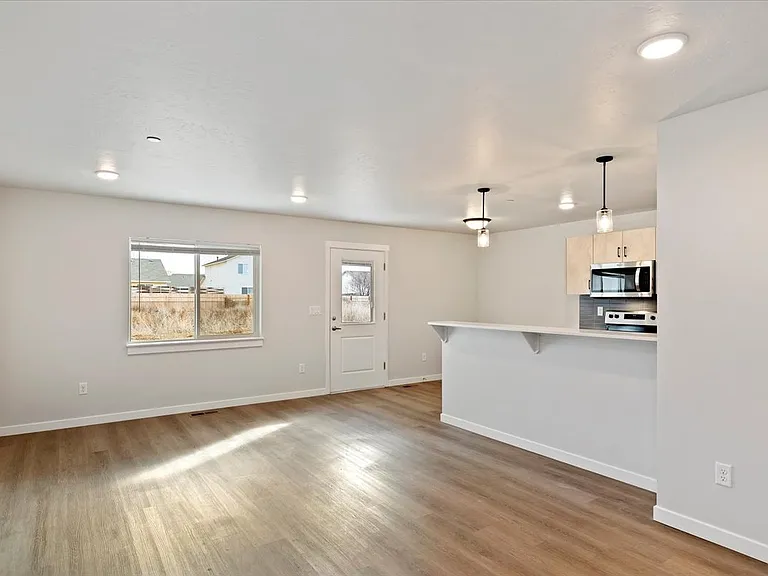 Kitchen and Living Room