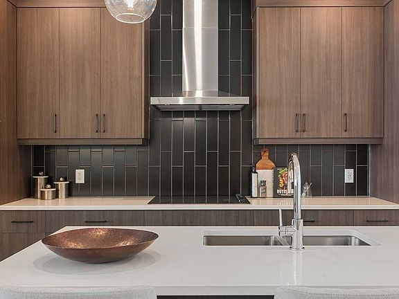 A photo of the kitchen of the Portland laned model by Brookfield Residential