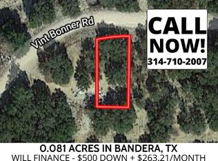 Vint Bonner Dr, Bandera, TX 78003