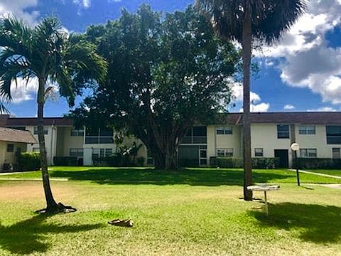 Backyard view from the unit