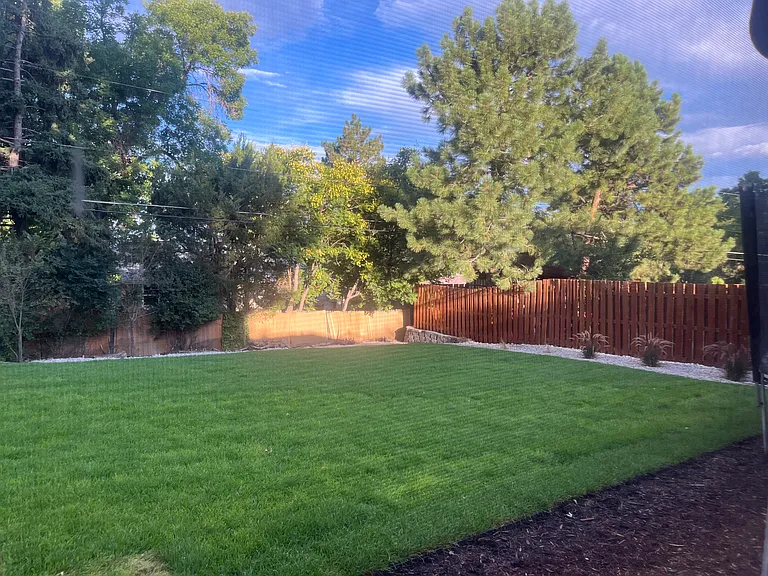 Huge backyard