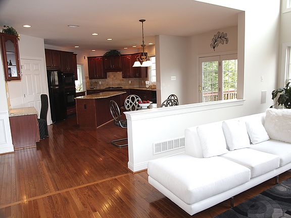 Family Room into Kitchen