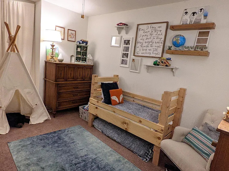 Same bedroom, different styling!