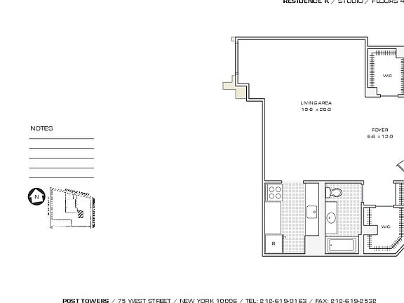2nd image of 75 West St APT 4K