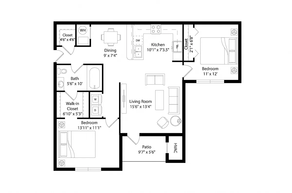 Floor plan B1R