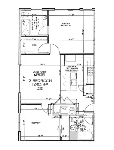 Floor plan 2BR2BAC