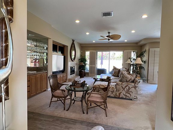 Spacious TV area