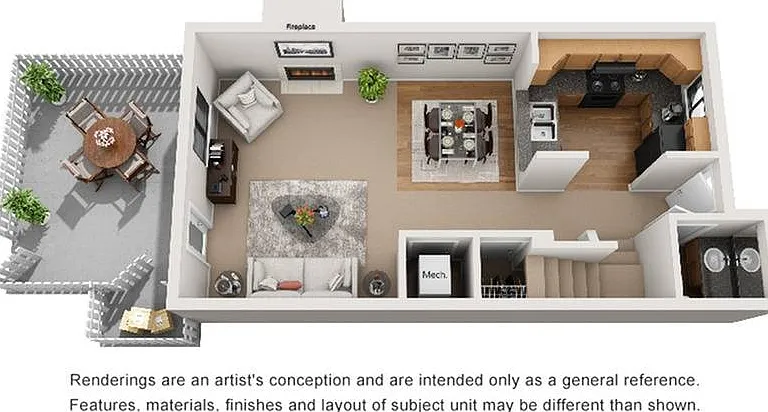 2 Bedroom | 2.5 Bath | 1150 SF | 1st Floor 2 Bedroom | 2.5 Bath | 1150 SF | 1st Floor