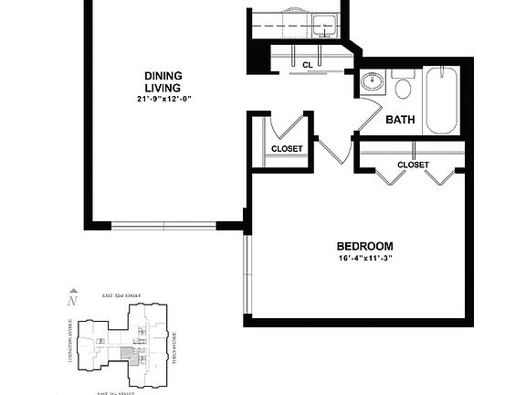 2nd image of 151-155 E 31st St #E3h