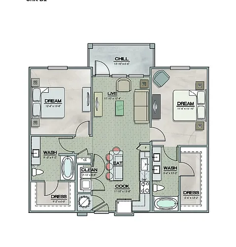 Floor plan B1