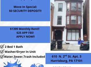 610 N 2nd St APT 3, Harrisburg, PA 17101