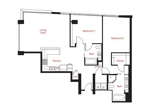 Floor plan D-4A