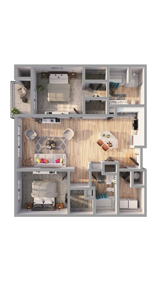 Floor plan B2A