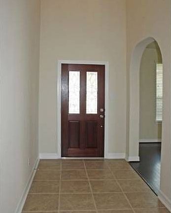 Foyer and front door