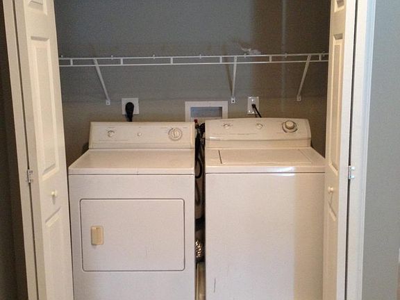 Washer Dryer in Closet in Living Area