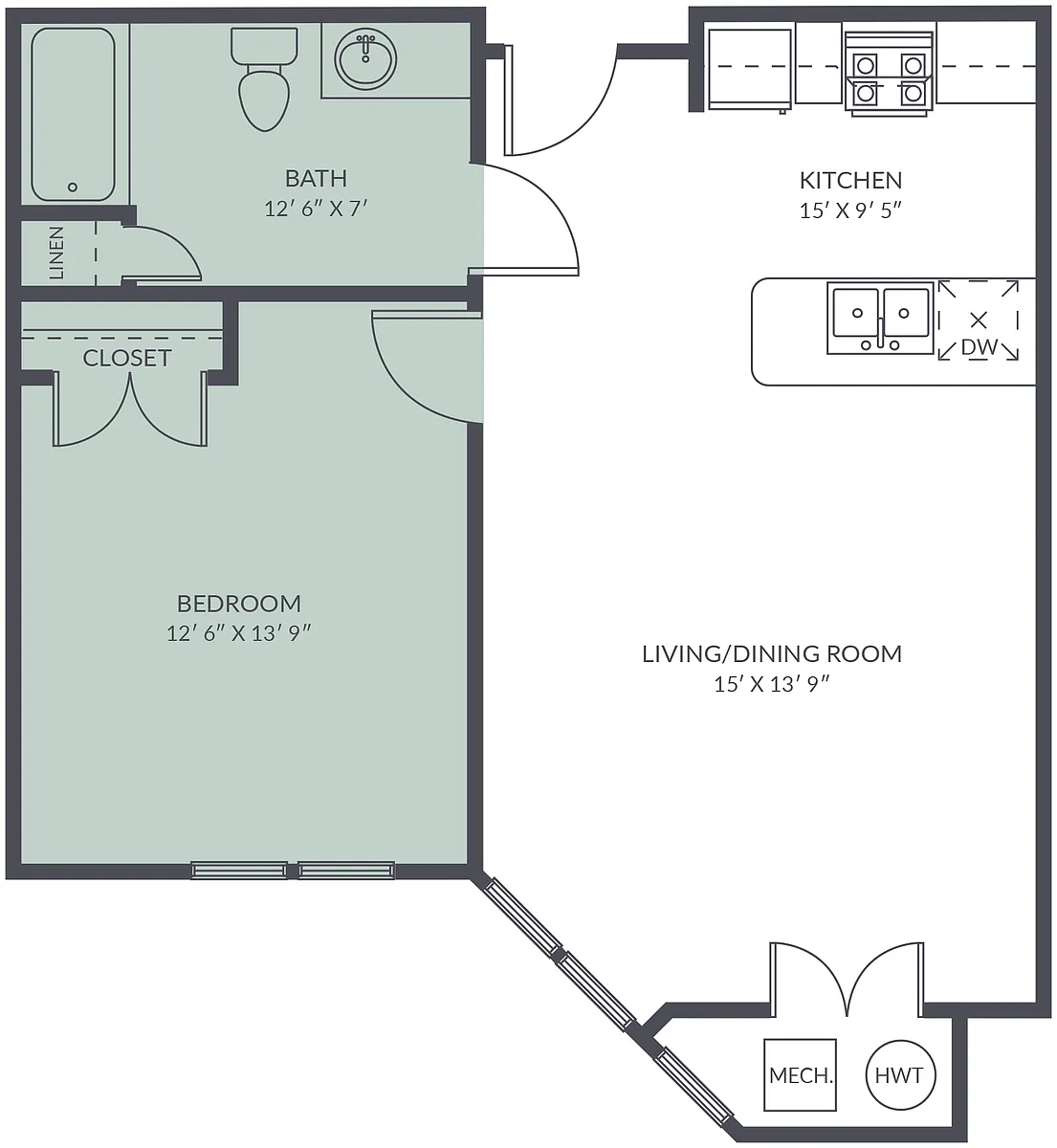 Floor plan A1