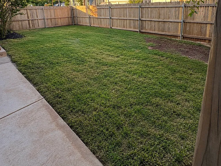 Large private fenced yard for you and your pet to enjoy. It is a Gated entry to enter the property.