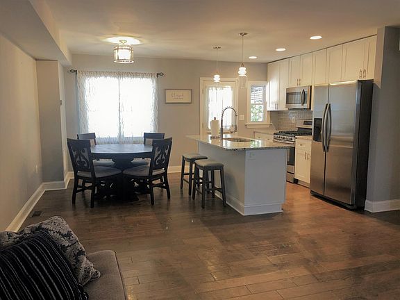 Kitchen and dining room (taken from living room)
